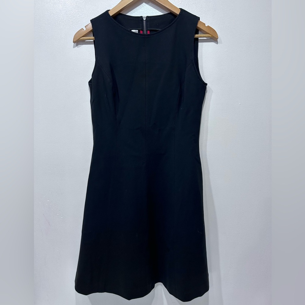 SPANX Women’s Black Perfect Fit & Flare Dress 4-Way Stretch‎ with Pockets Size S